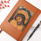 Extreme Humility Orthodox Icon Christ the Bridegroom Leather Journal