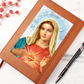 Immaculate Heart of Mary Leather Journal
