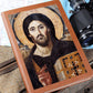 Christ Pantocrator of Sinai Orthodx Icon Leather Journal