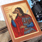 St Christopher Dog Head Orthodox Icon Leather Journal