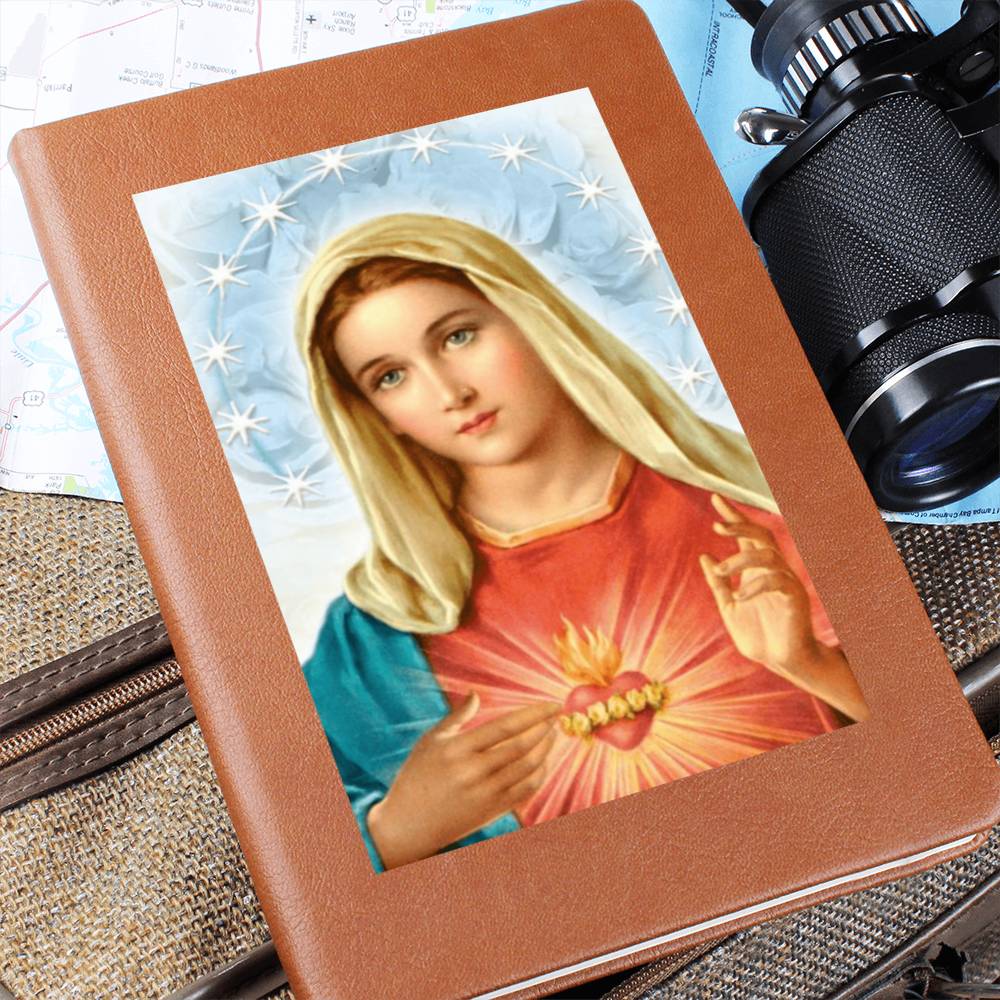 Immaculate Heart of Mary Leather Journal