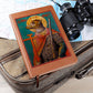 Dog Headed St Christopher Orthodox Icon Leather Journal