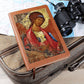 Archangel Michael Orthodox Icon by Andrey Rublev Leather Journal