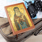 St Anthony Abbot Orthodox Icon Leather Journal