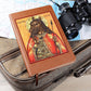 Dog Headed St Christopher Orthodox Icon Leather Journal