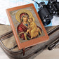 Theotokos Icon Leather Journal, Orthdox Icon Leather Notebook