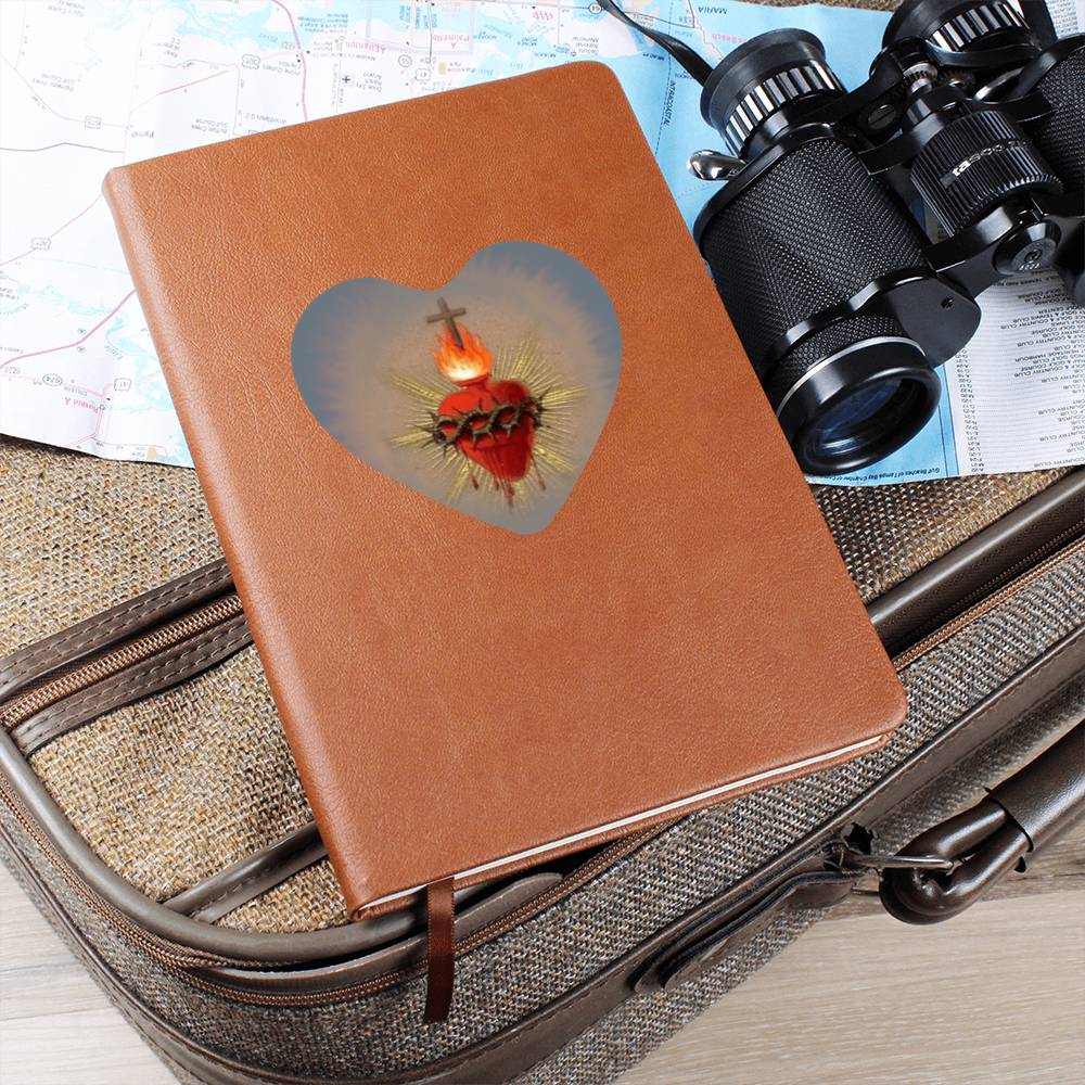 Sacred Heart Leather Journal