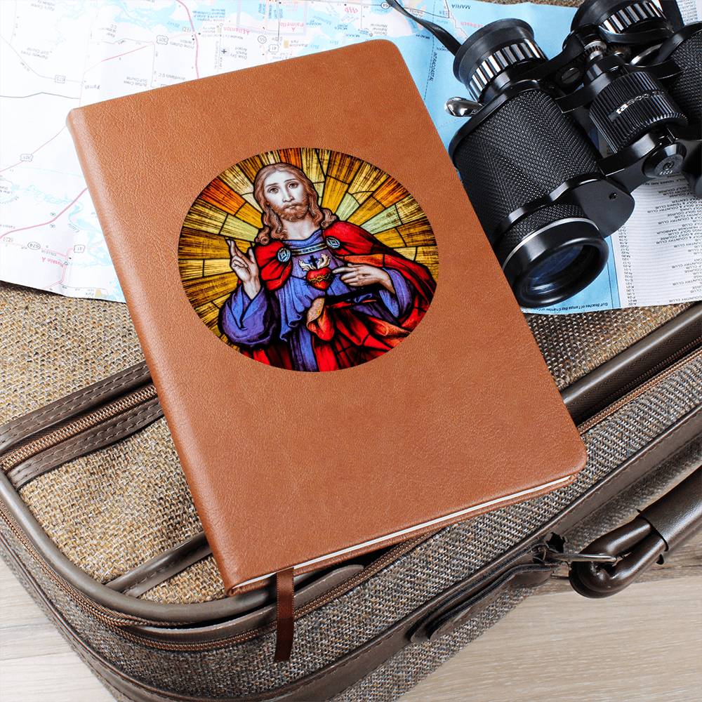 Sacre Heart of Jesus Leather Journal