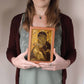 Theotokos Vladimir Leather Journal, Orthodox Icon Leather Notebook