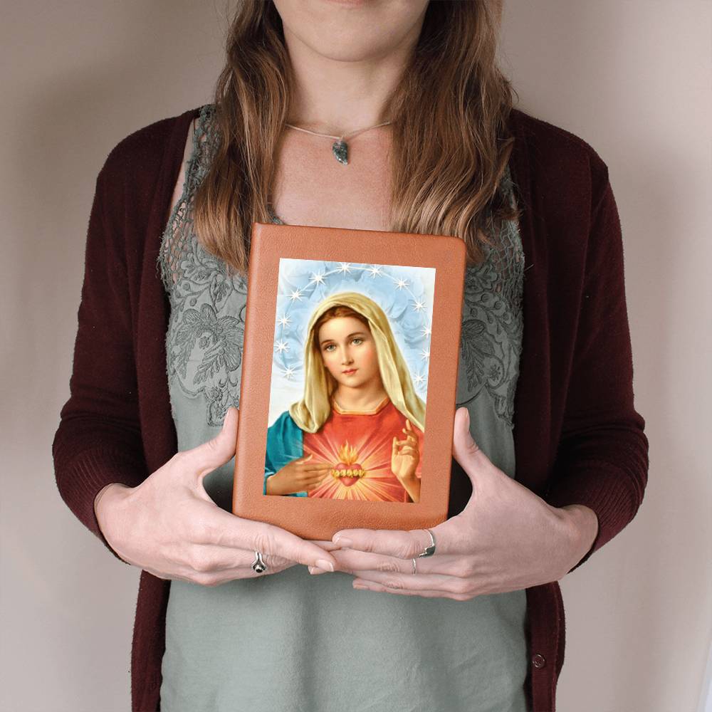 Immaculate Heart of Mary Leather Journal