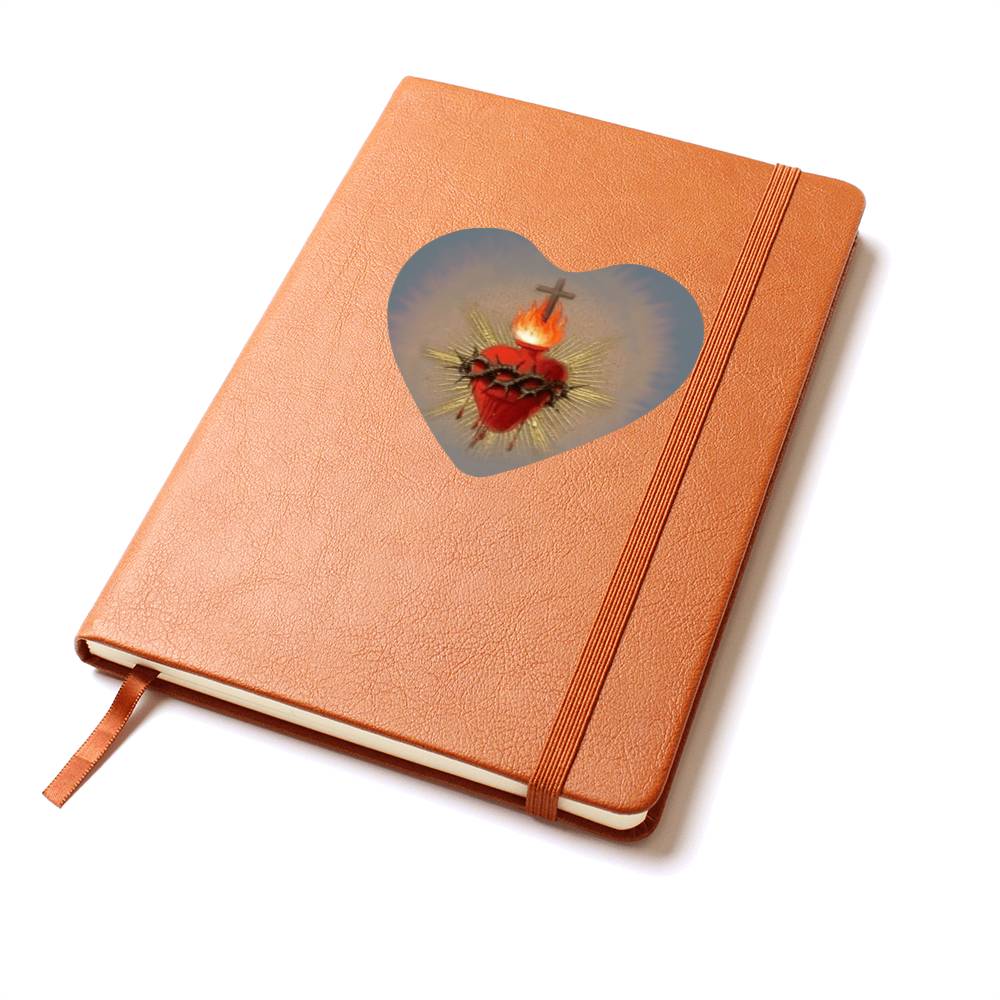 Sacred Heart Leather Journal