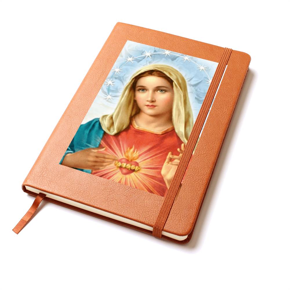 Immaculate Heart of Mary Leather Journal