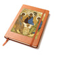 Holy Trinity Leather Journal Orthodox Icon by Andrey Rublev