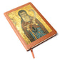 St Anthony Abbot Orthodox Icon Leather Journal
