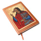 St Christopher Dog Head Orthodox Icon Leather Journal
