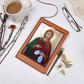 St Mary Magdalene Orthodox Icon Leather Journal