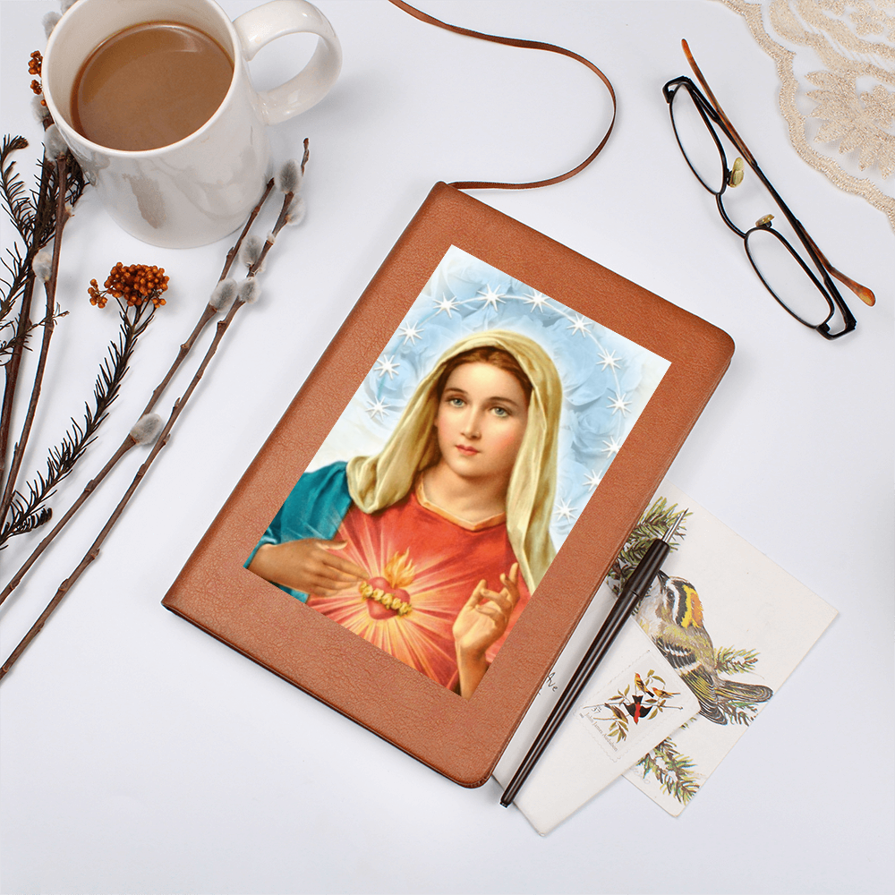 Immaculate Heart of Mary Leather Journal
