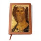 Christ Saviour Orthodox Icon by Anfrey Rublev Leather Journal