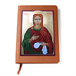 St Mary Magdalene Orthodox Icon Leather Journal