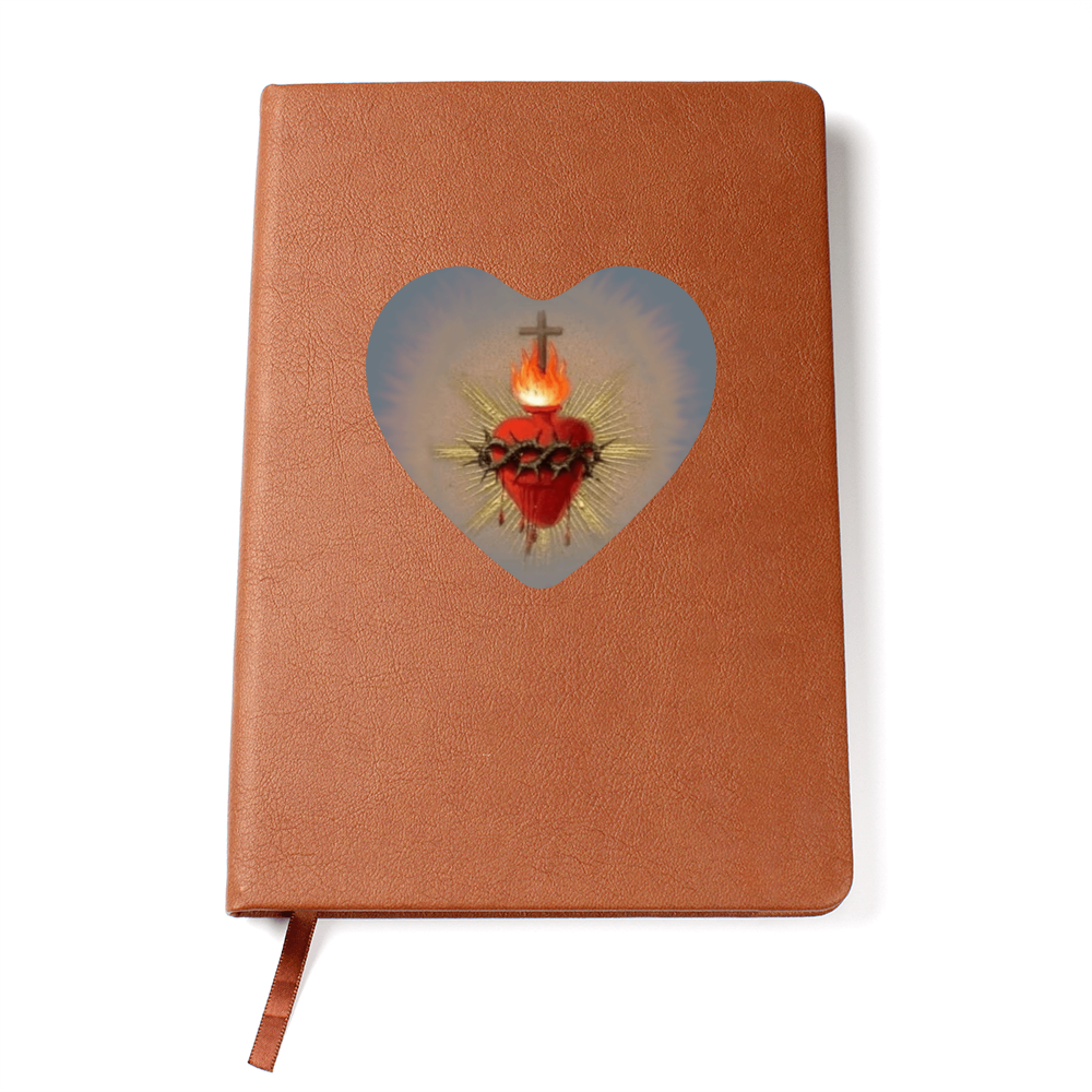 Sacred Heart Leather Journal