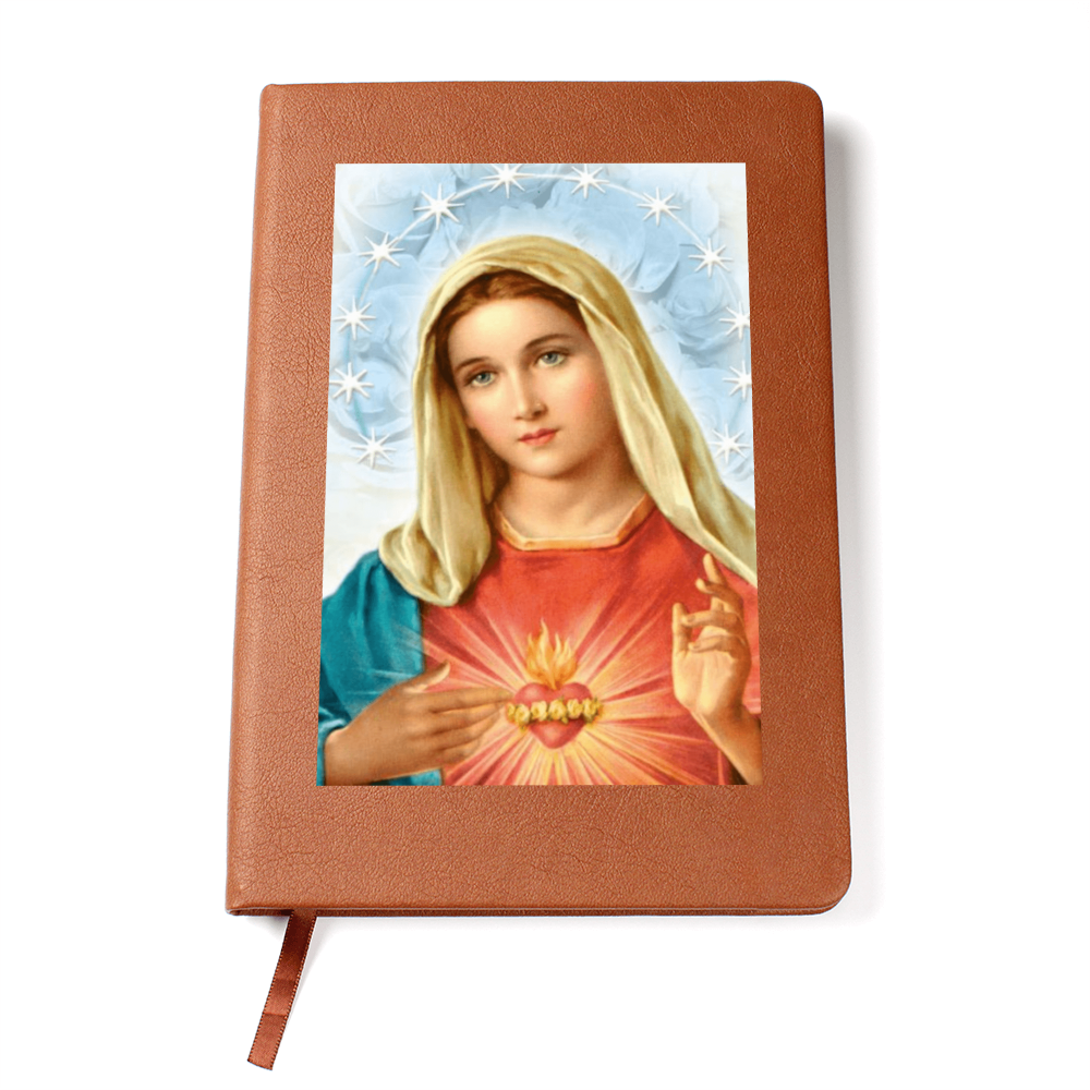 Immaculate Heart of Mary Leather Journal