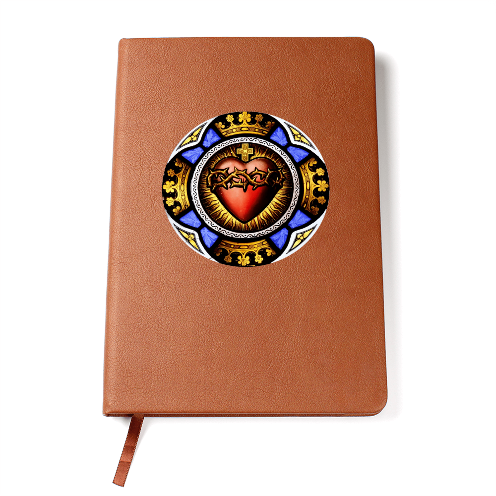 Sacred Heart of Jesus Leather Journal