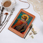 Dog Headed St Christopher Orthodox Icon Leather Journal