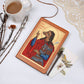 St Christopher Dog Head Orthodox Icon Leather Journal