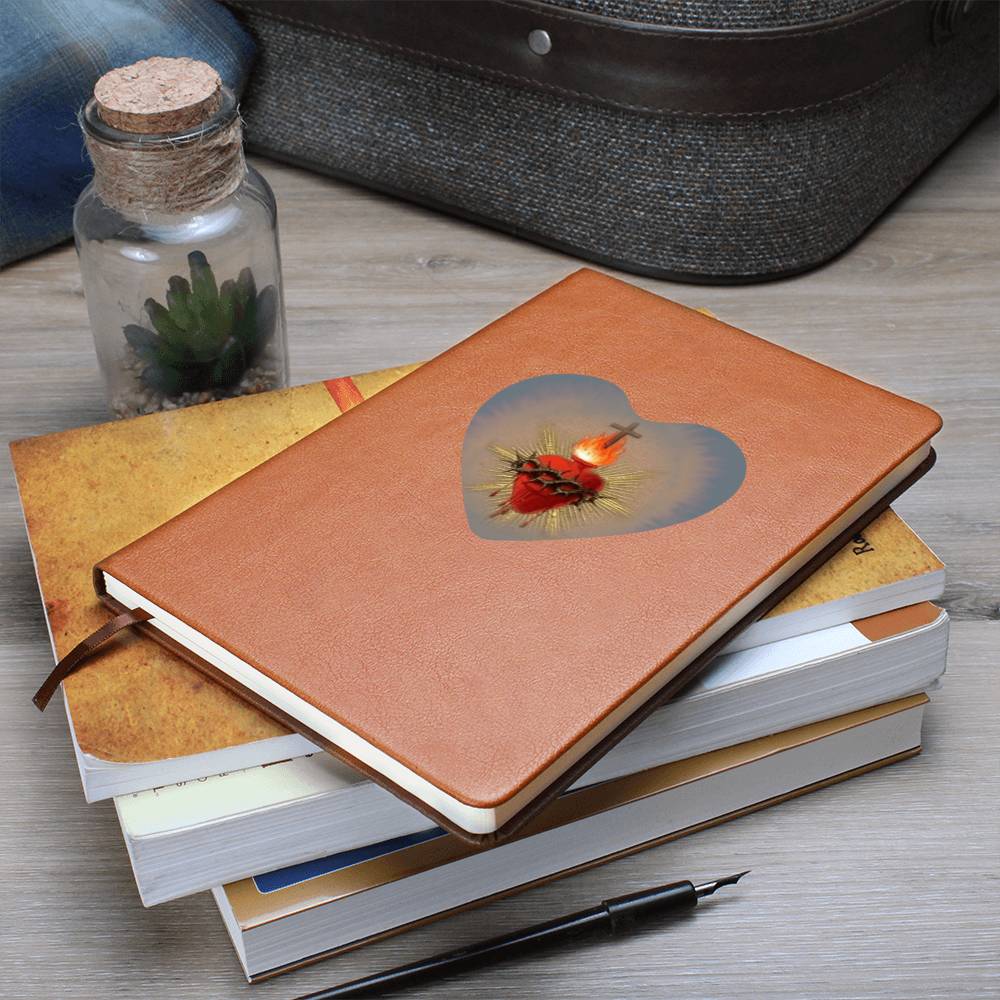 Sacred Heart Leather Journal