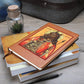 Dog Headed St Christopher Orthodox Icon Leather Journal