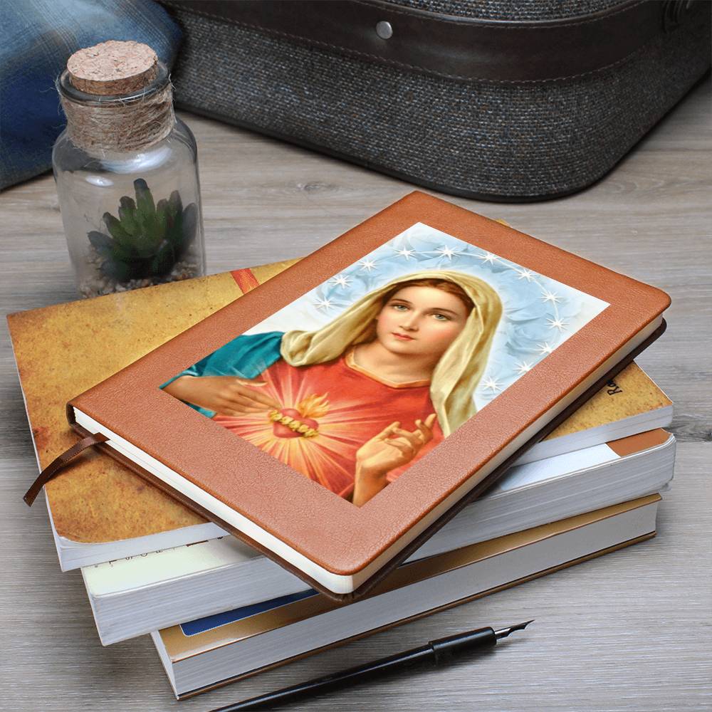 Immaculate Heart of Mary Leather Journal