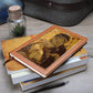 Theotokos Vladimir Leather Journal, Orthodox Icon Leather Notebook