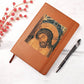 Extreme Humility Orthodox Icon Christ the Bridegroom Leather Journal