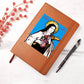 St Therese of Lisieaux Picture Leather Journal