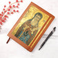 St Anthony Abbot Orthodox Icon Leather Journal