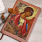 Archangel Michael Orthodox Icon by Andrey Rublev Leather Journal