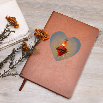 Sacred Heart Leather Journal