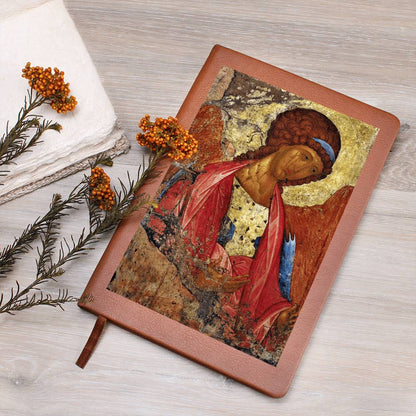 Archangel Michael Orthodox Icon by Andrey Rublev Leather Journal