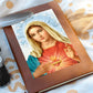 Immaculate Heart of Mary Leather Journal