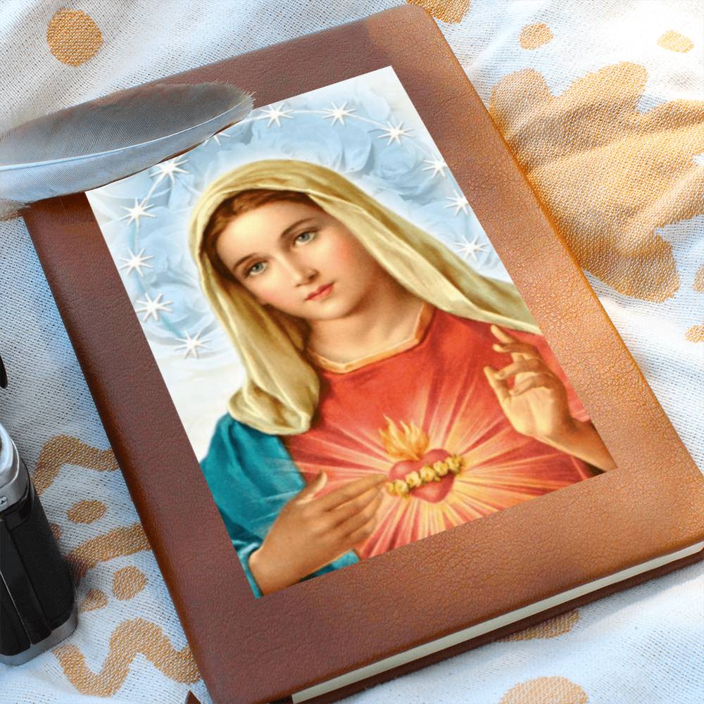 Immaculate Heart of Mary Leather Journal