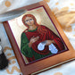 St Mary Magdalene Orthodox Icon Leather Journal
