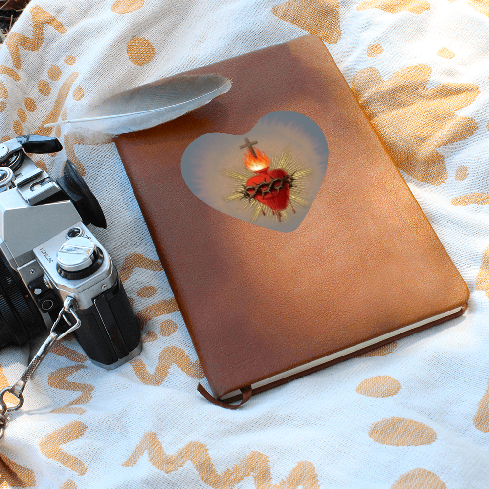 Sacred Heart Leather Journal