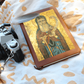 St Anthony Abbot Orthodox Icon Leather Journal