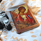 Archangel Michael Orthodox Icon by Andrey Rublev Leather Journal
