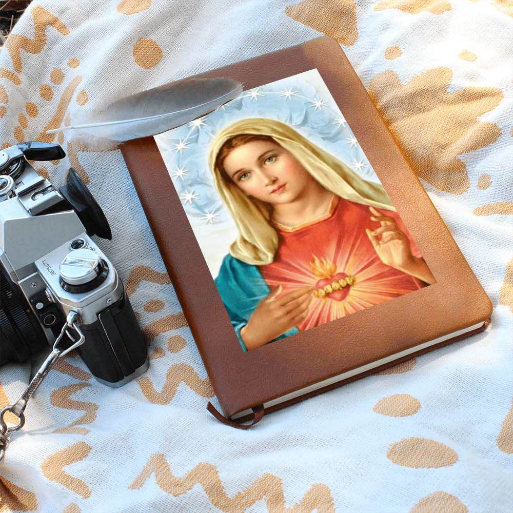 Immaculate Heart of Mary Leather Journal