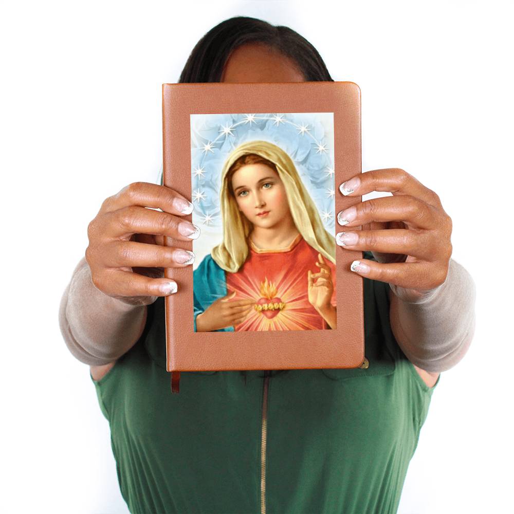 Immaculate Heart of Mary Leather Journal