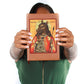 Dog Headed St Christopher Orthodox Icon Leather Journal