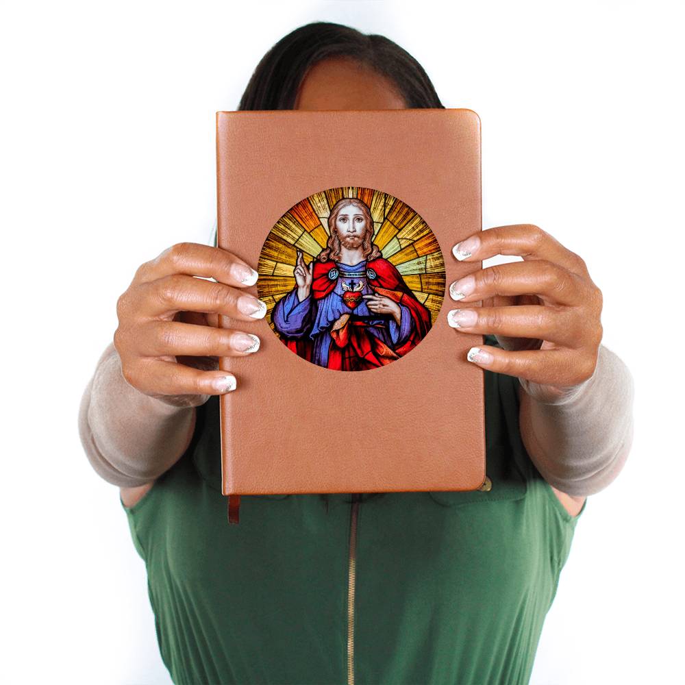 Sacre Heart of Jesus Leather Journal