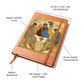 Holy Trinity Leather Journal Orthodox Icon by Andrey Rublev