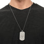 Name of Jesus in Hebrew  engraved dog tag necklace